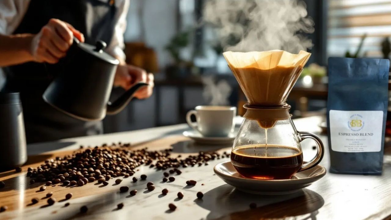 Specialty coffee being prepared, showing why it is more than a trend