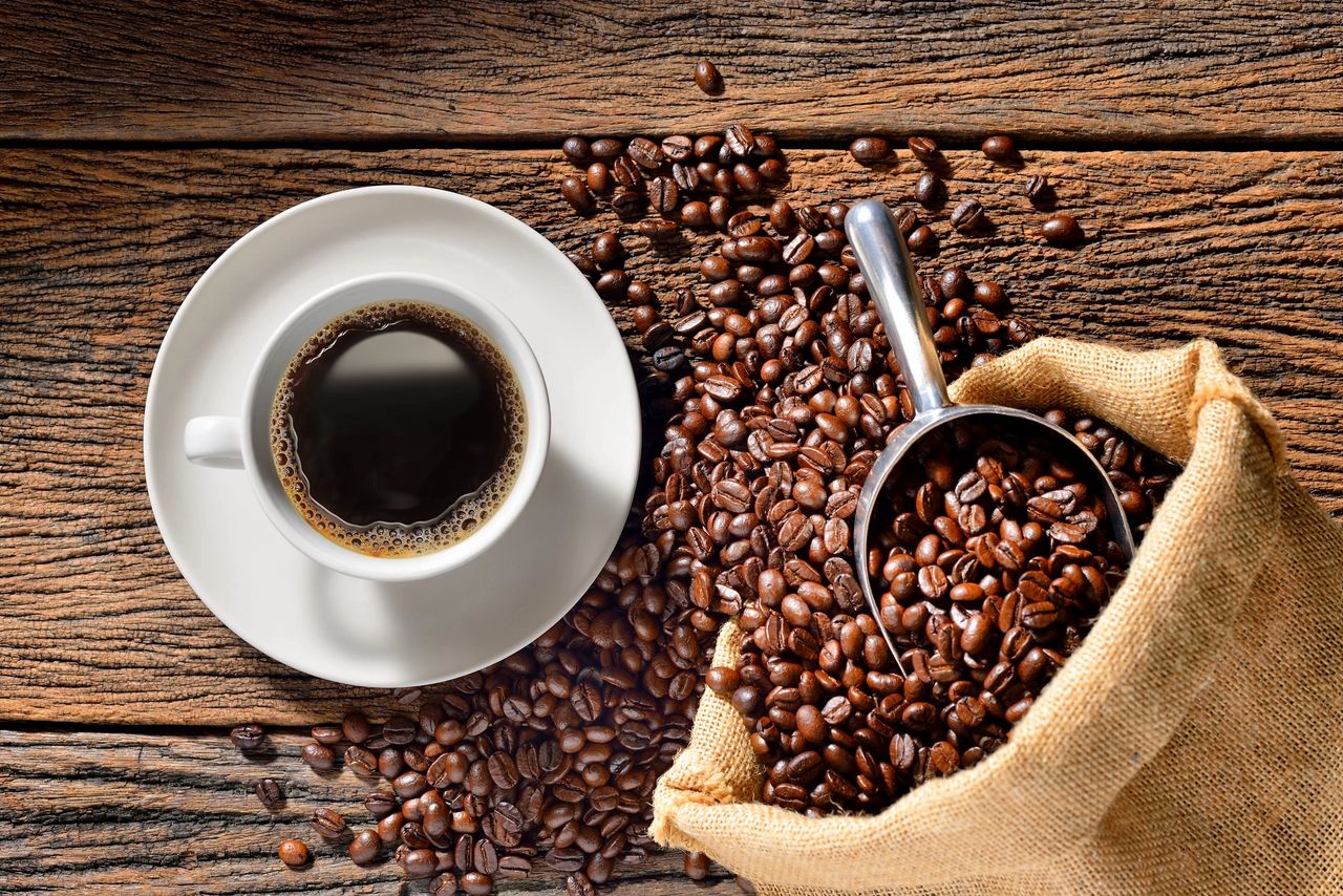 Arabica coffee beans, the world's most popular coffee variety