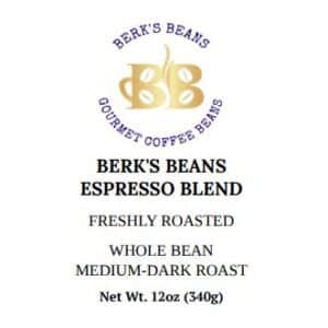 Berk's Beans Espresso Blend – freshly roasted espresso coffee beans