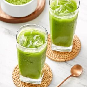 Matcha green tea powder – specialty beverages at Berk's Beans Coffee