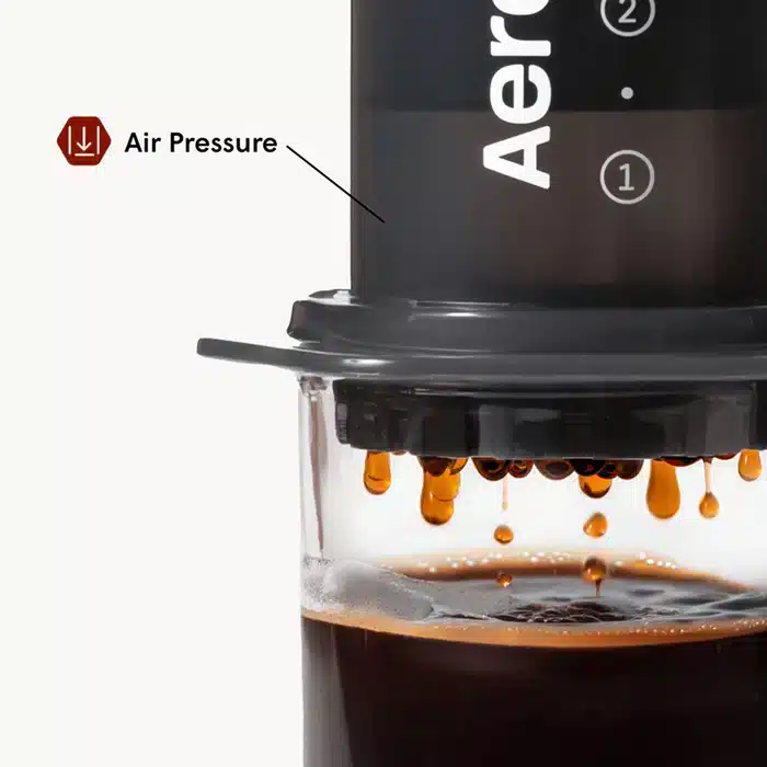 AeroPress coffee maker – available at Berk's Beans Coffee Concord CA