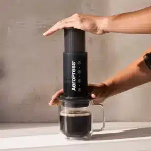 AeroPress coffee maker – available at Berk's Beans Coffee Concord CA