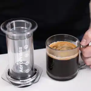 AeroPress Clear coffee maker – transparent brewer for specialty coffee