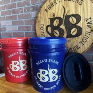 First Responders Coffee Bucket with 12 lbs of freshly roasted coffee